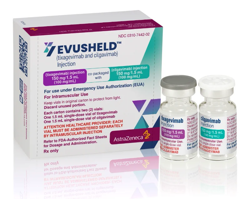 Evusheld ป้องกันการดำเนินโรคโควิด-19 หรือเสียชีวิต จากการทดลองระยะที่ 3 แท็คเคิล (TACKLE) HealthServ