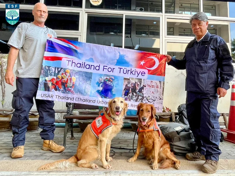 เซียร่า ซาฮาร่า 2 คู่หูสุนัขกู้ภัย ทีม USAR Thailand HealthServ