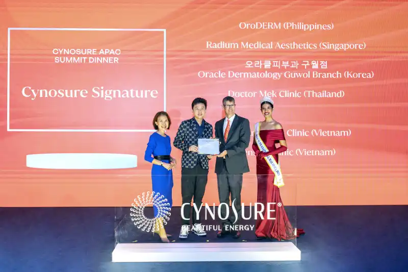 Doctor Mek Clinic คว้ารางวัล Cynosure Signature ที่สิงคโปร์ HealthServ