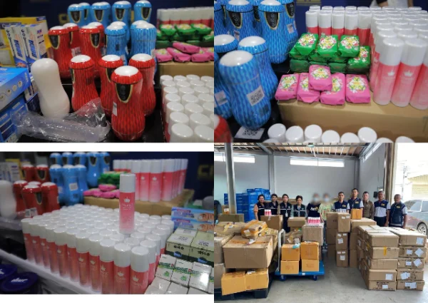 ทลายโกดังเอี่ยวทุนจีน ขายเครื่องสำอางปลอม ผลิตภัณฑ์สมุนไพร-ยาเถื่อน เซ็กส์ทอย HealthServ