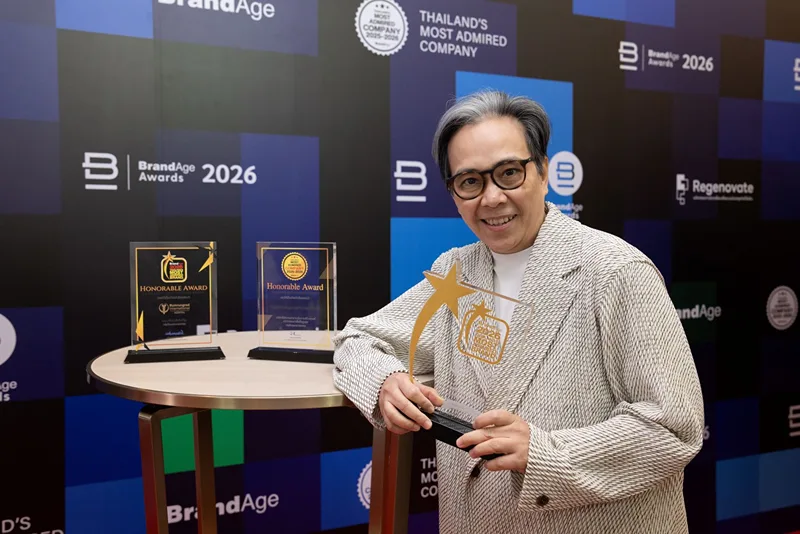 คุณนภัส เปาโรหิตย์ กับ 3 รางวัล บนเวที 2026 Thailands Most Admired Brand HealthServ