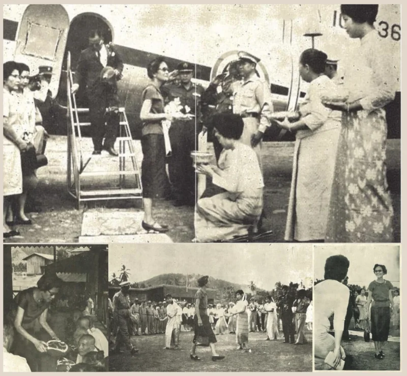 สมเด็จพระศรีนครินทราบรมราชชนนี ได้เสด็จเยือนจังหวัดแม่ฮ่อนสอน พ.ศ.2507 HealthServ