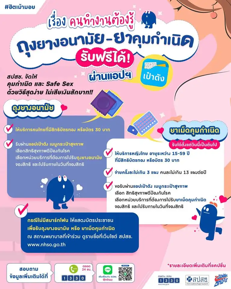 เลิฟปัง รักปลอดภัย - วัยรุ่นไทย รับถุงยาง-ยาคุมฟรี HealthServ
