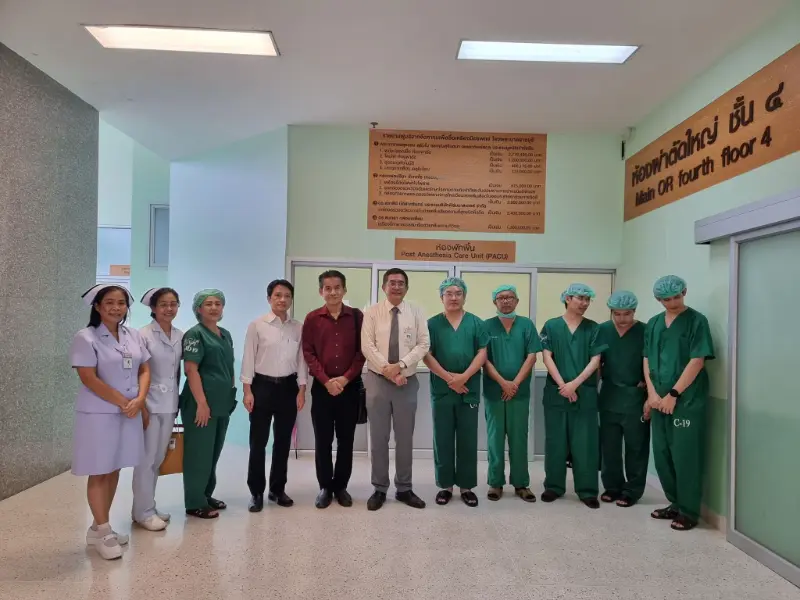 ฝีมือ+ทีมเวิร์ค หมอราชบุรี-รามาฯ ร่วมผ่าตัดปลูกถ่ายไตผู้บริจาคที่มีชีวิต สำเร็จ HealthServ