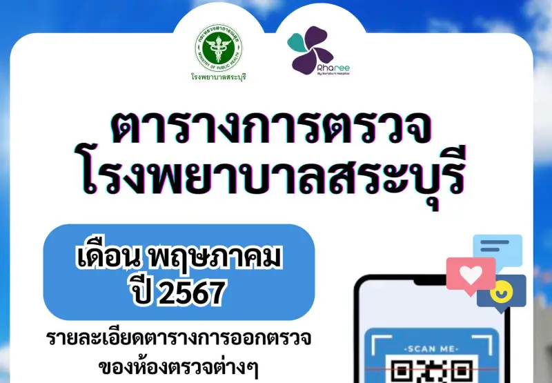 คลินิกพิเศษเฉพาะทางนอกเวลา smc รพ.สระบุรี Thumb HealthServ.net