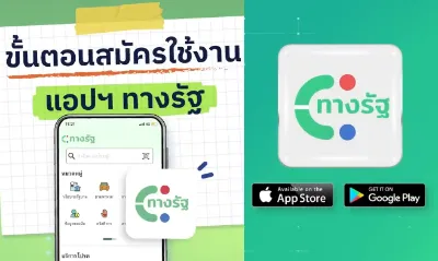 วิธีสมัครใช้งานแอป ทางรัฐ (เตรียมลงทะเบียนดิจิทัลวอลเล็ต) Thumb HealthServ.net